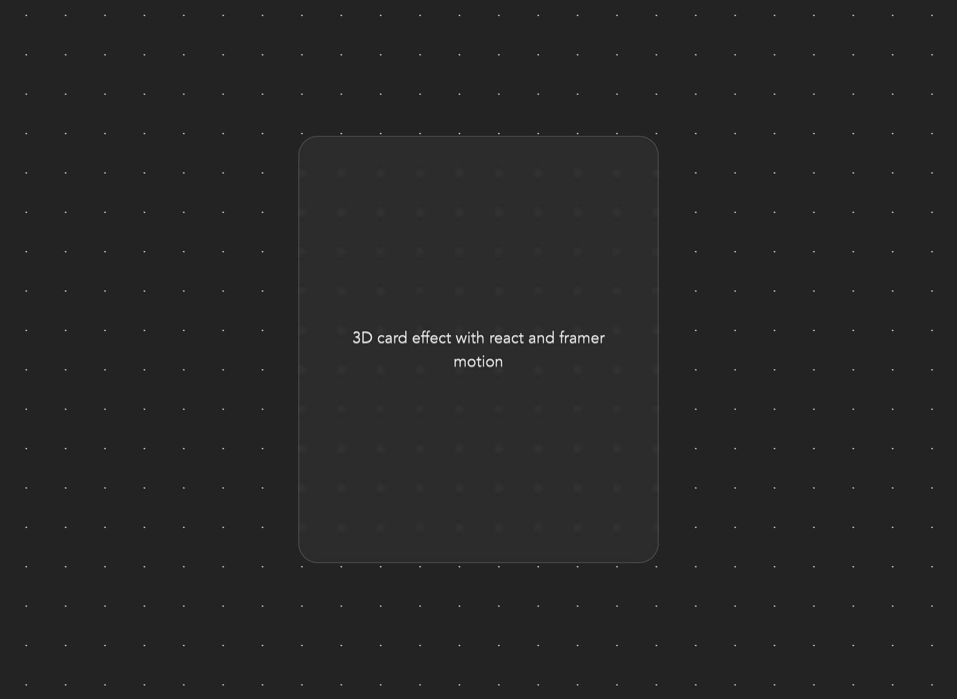 Static card